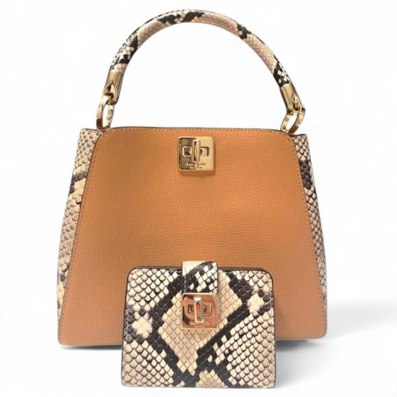 kate spade Handbags - Kate Spade New York Phoebe Snake Embossed Crossbody Satchel &‎ Matching Wallet